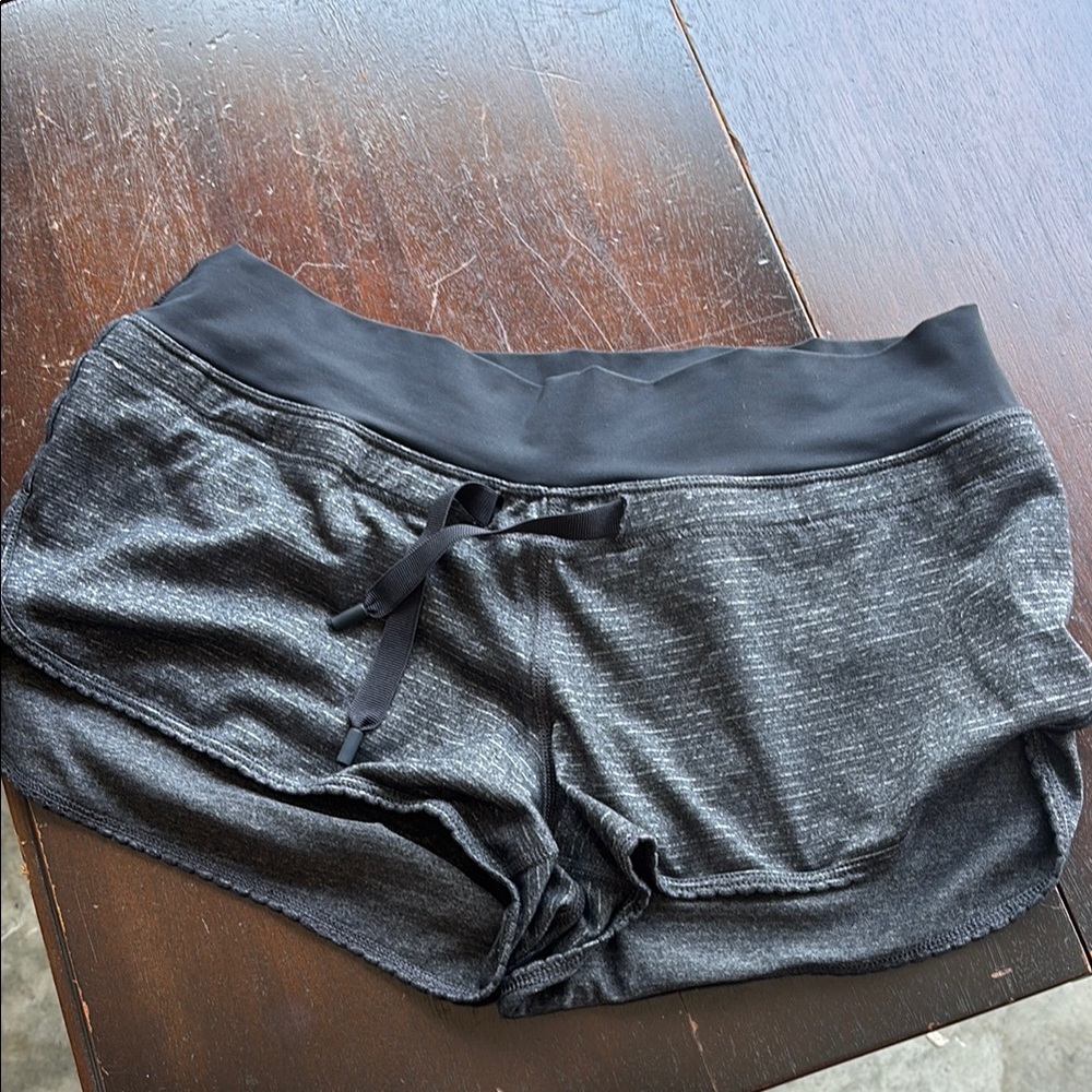 lululemon athletica Black Athletic Shorts with Elastic Waistband